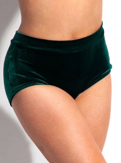 504-1 High Waist Velvet Brief